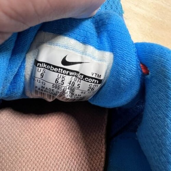 Nike Flex Experience RN 2 Running Blue/Pink 599548-400 Women's Size 9 - Picture 8 of 8